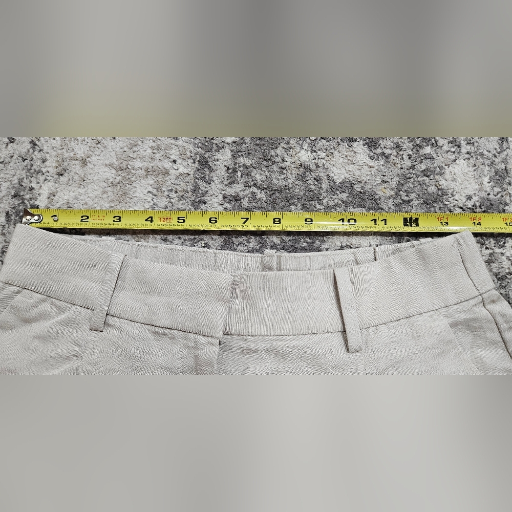 NWT H&M Linen-Blend Shorts Size 6 - Picture 10 of 10